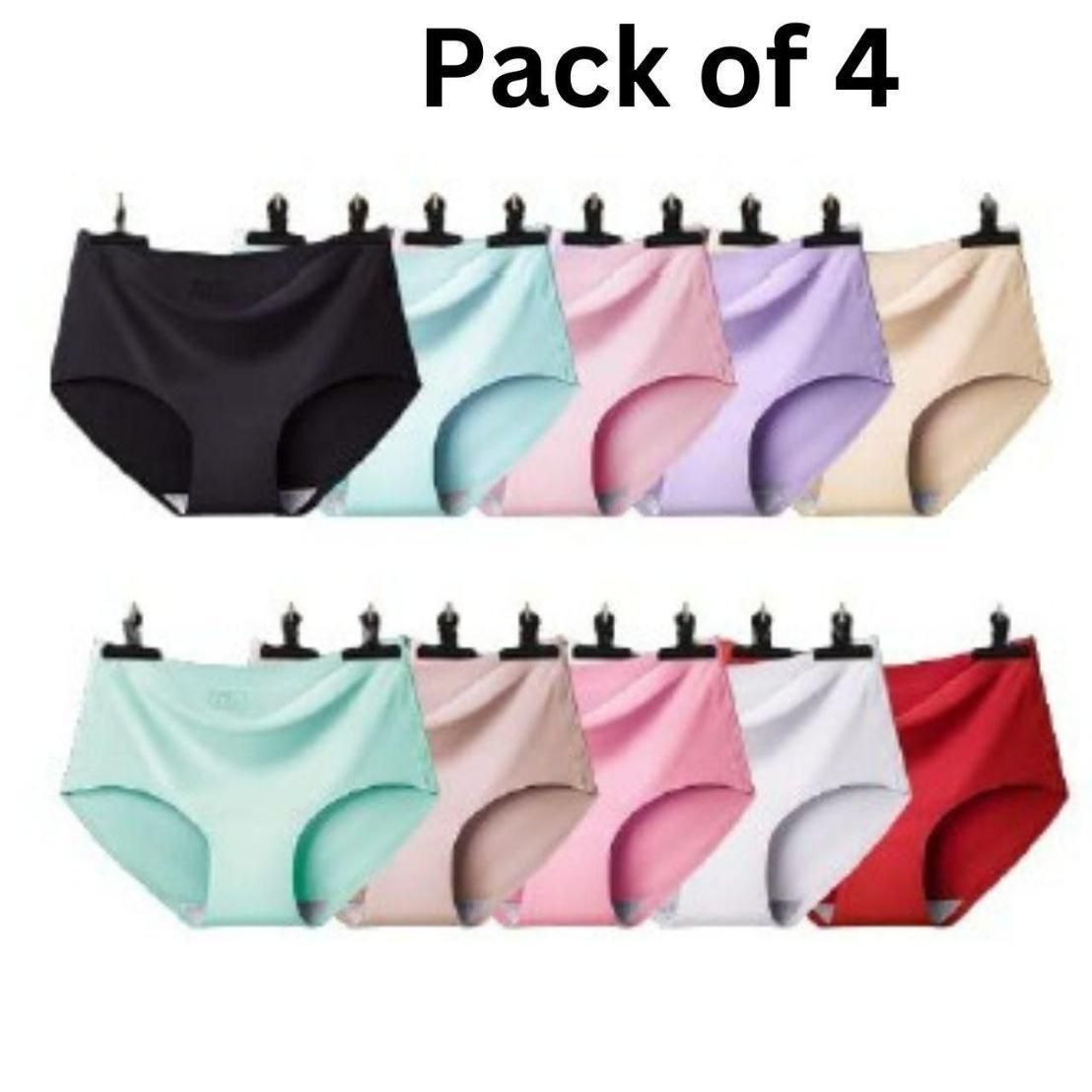 Seamless Underwear (Pack of 4)